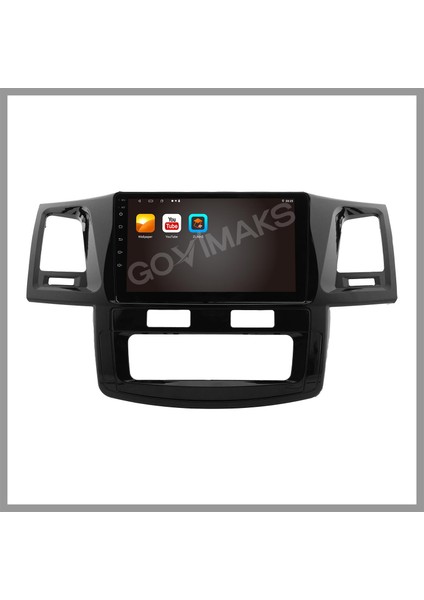 GOVİMAKS TOYOTA HILUX 2006-2015 DIJITAL UYUMLU 6 GB RAM 128 GB HAFIZA ANDROID MULTIMEDIA TEYP