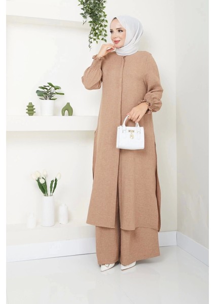 Kadın Uzun Ikili Tesettür Tunik Takım fiyatları