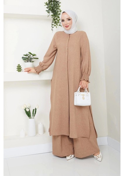 Kadın Uzun Ikili Tesettür Tunik Takım fırsatları