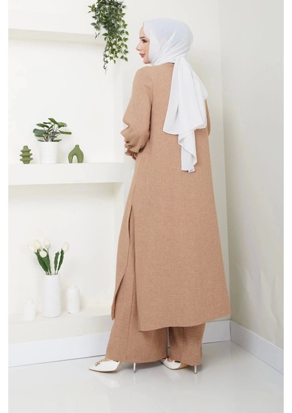 Kadın Uzun Ikili Tesettür Tunik Takım indirimleri