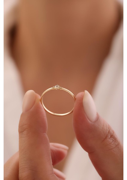 14 Ayar Kutup Yıldızı Yüzük modelleri