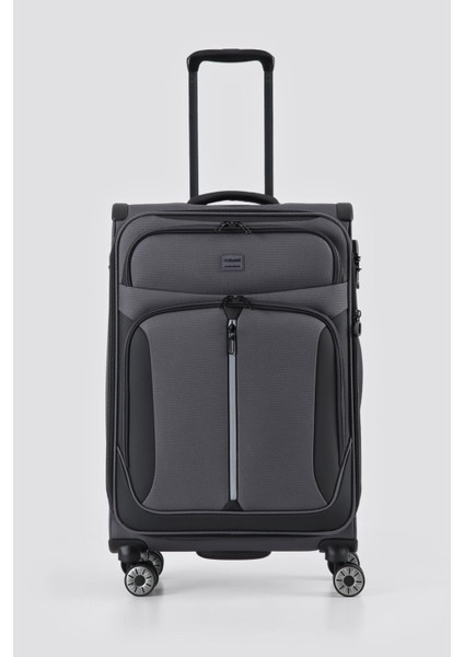 Unisex Ultra Hafif Ithal Kumaş Çok Gözlü Kapağı Körüklü Valiz 25GM23067W