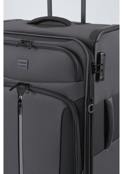 Unisex Ultra Hafif Ithal Kumaş Çok Gözlü Kapağı Körüklü Valiz 25GM23067W