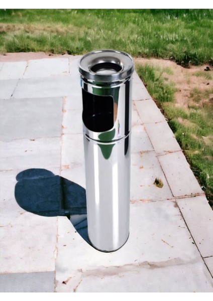 Paslanmaz Çelik Ayaklı Dış Mekan Küllük No:1, Dayanıklı ve Şık Tasarım fırsatları