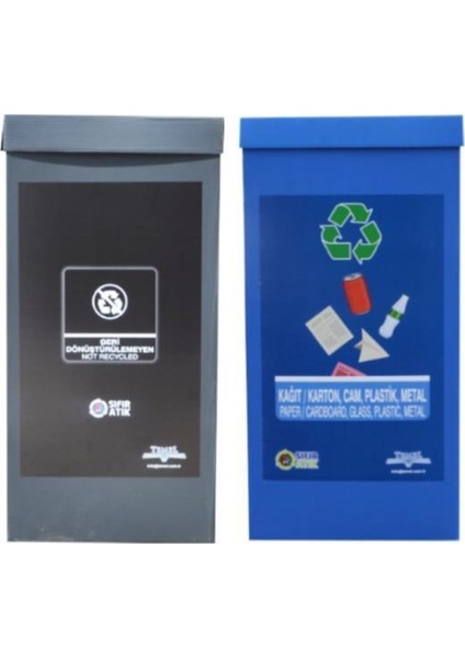 Turuncu Genel Atık Kutusu, Geri Dönüşüme Uygun Olmayan Kullanım Için Ideal