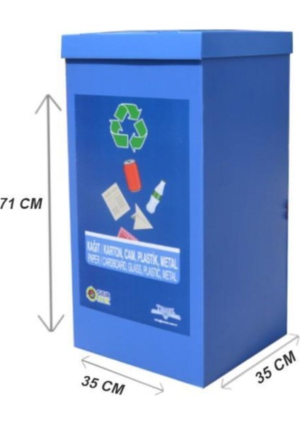 Turuncu Genel Atık Kutusu, Geri Dönüşüme Uygun Olmayan Kullanım Için Ideal modelleri