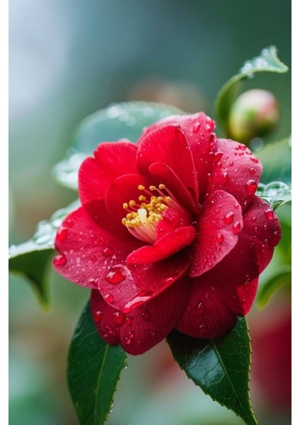 Camellia Japonica Kırmızı Kamelya Fidanı 60-100 cm 2-3 Yaş Arası modelleri