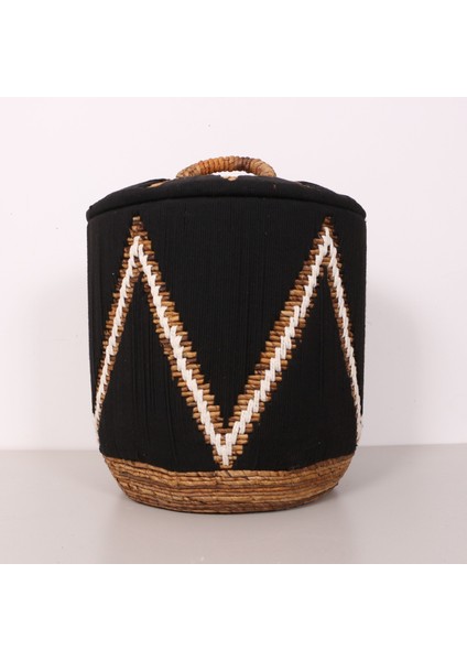 Mylamp Söke Makrome ve Doğal Abaka - Kapaklı Sepet 45X48 cm modelleri