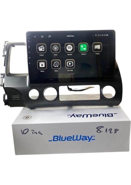 Honda Civic Fd6 Blueway 8-128 Tam Profesyonel Oem Multimedia modelleri
