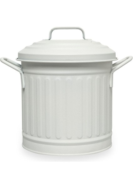 Beyaz 4 Litre Tezgah Çöp Kovası, Pratik ve Şık Temizlik Çözümü