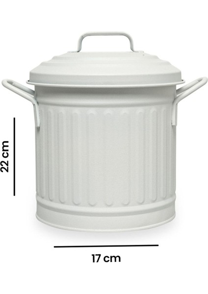 Beyaz 4 Litre Tezgah Çöp Kovası, Pratik ve Şık Temizlik Çözümü fırsatları