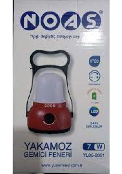 Yakamoz Gemici Feneri Beyaz, Dayanıklı ve Şık Denizcilik Aksesuarı