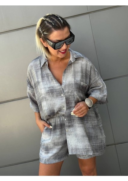 Gömlek Şort Ikili Takım