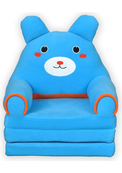 Portatif Polar Dolum 3 Katlı Çocuk Koltuğu Çocuk Yatağı Yıkanabilir, Taşınabilir