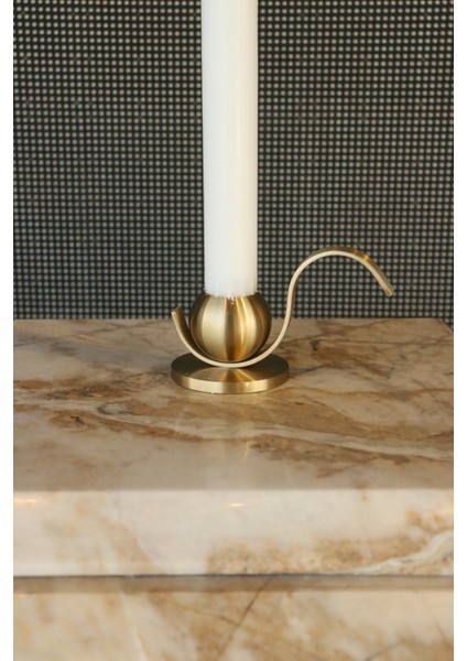 Tekli Yuvarlak Şamdan