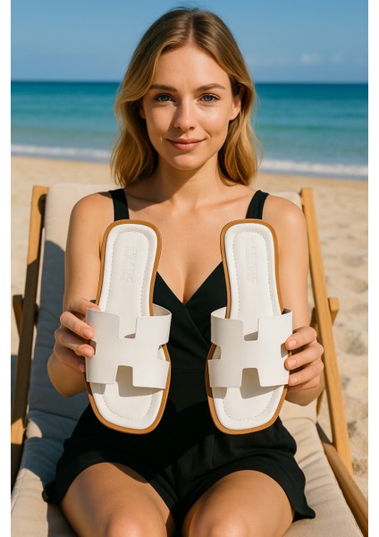 Şık ve Rahat Kadın Terlik Yumuşak Tabanlı Rahat Günlük Plaj Iş Ofis Ev modelleri