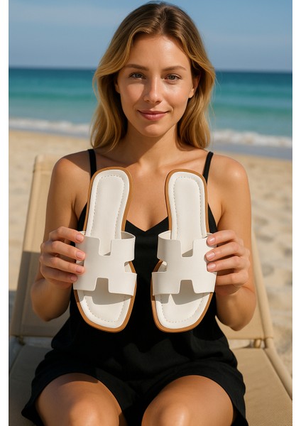 Şık ve Rahat Kadın Terlik Yumuşak Tabanlı Rahat Günlük Plaj Iş Ofis Ev fırsatları