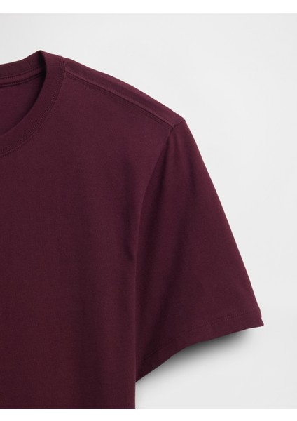Erkek Bordo Everyday Soft T-Shirt modelleri
