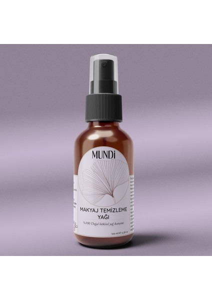 Mundi Herbal Makyaj Temizleme Yağı