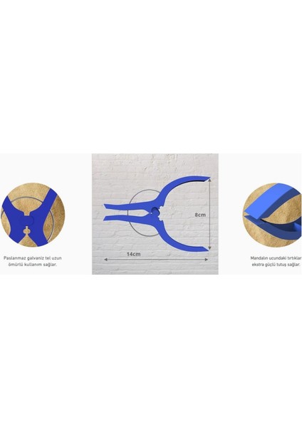 Beyaz 4'lü Plaj Havlusu Sabitleyici Halı Asma Mandalı, Şezlong ve Havlu Tutucu indirimleri