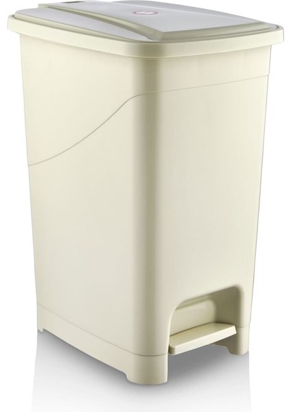 25 Litre Iç Kovalı Pedallı Çöp Kovası Bej fiyatları