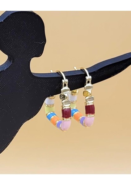 Modern Renkli Üçgen Küpe fırsatları