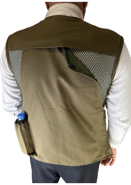 Fileli Avcı Yeleği - 50 Fişek Kapasiteli - Haki - 12 Kalibre indirimleri