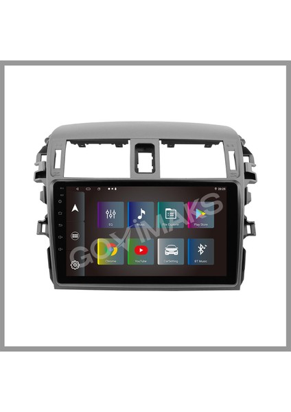 GOVİMAKS TOYOTA COROLLA 2007-2012 UYUMLU 2 GB RAM 32 HAFIZA ANDROID MULTIMEDIA TEYP