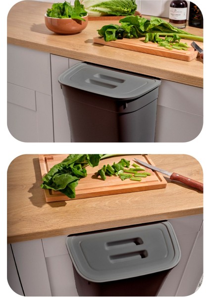 Antrasit Kapaklı Çöp Kovası, Pratik ve Şık Tasarım fiyatları