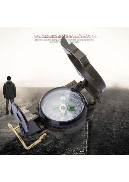 Fonksiyonlu Katlanır Taktik Sağlam Plastik Pusula Lensatik Pusula (1 Adet) fiyatları