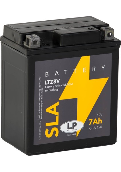 Sla Akü MB LTZ8V 7 A Kg: 2,35 L:113 W:70 H:130 Cca: 120 Yamaha Yzf R25 250CC 2014-2024