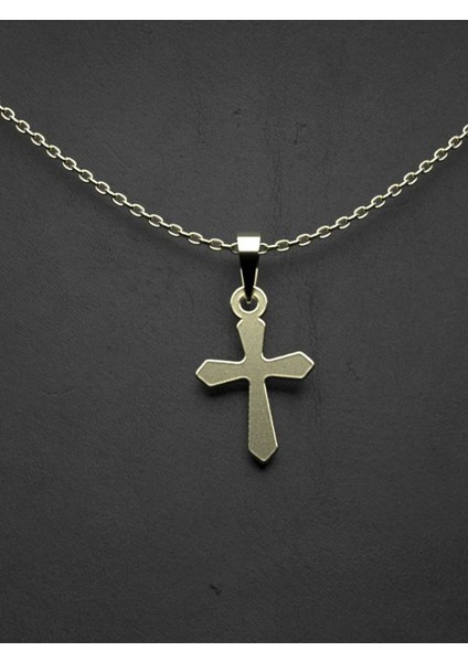 14 Ayar Altın Haç Kolye Ucu 1 Gr, KC10796 Kodlu