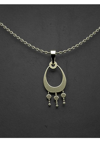 14 Ayar Altın Gözyaşı Damlası Kolye Ucu 1 Gr, KC10021 Kodlu