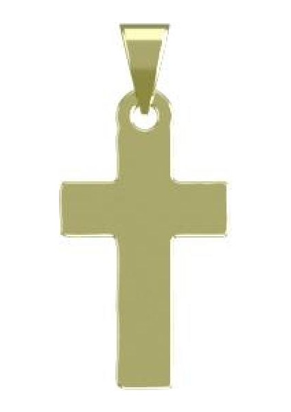 14 Ayar Altın Haç Kolye Ucu 1 Gr, KC11073 Kodlu