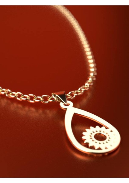 14 Ayar Altın Çiçek Kolye Ucu 1 Gr, KC11106 Kodlu fırsatları