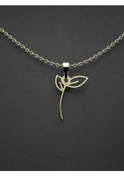 14 Ayar Altın Yaprak Kolye Ucu 1 Gr, KC15995 Kodlu