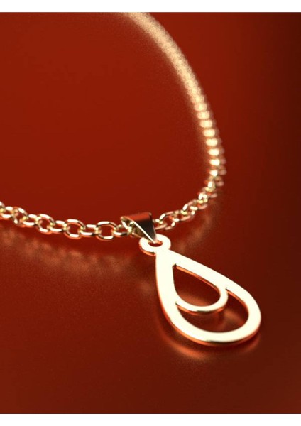 14 Ayar Altın Gözyaşı Damlası Kolye Ucu 1 Gr, KC11944 Kodlu fırsatları