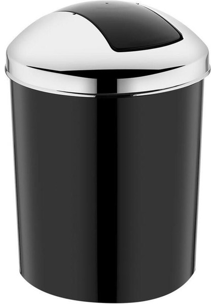 Kelebek Kapaklı 15 Litre Krom Çöp Kovası, Şık ve Kullanışlı Tasarım