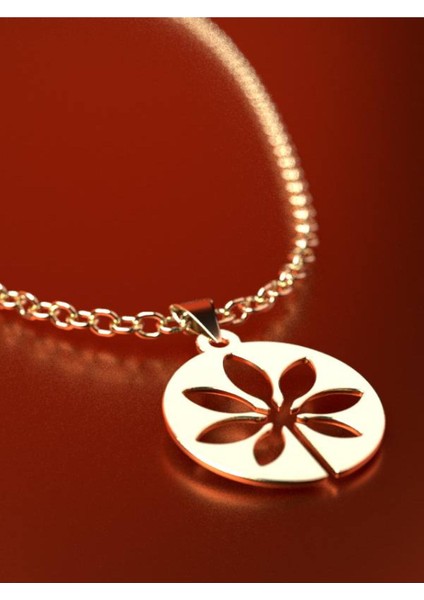 14 Ayar Altın Çiçek Kolye Ucu 1 Gr, KC11095 Kodlu fırsatları