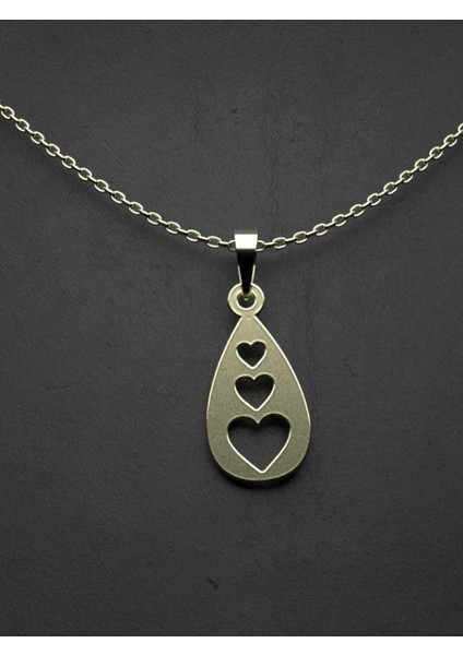 14 Ayar Altın Kalp Kolye Ucu 1 Gr, KC12069 Kodlu