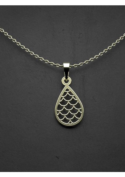 14 Ayar Altın Gözyaşı Damlası Kolye Ucu 1 Gr, KC12015 Kodlu