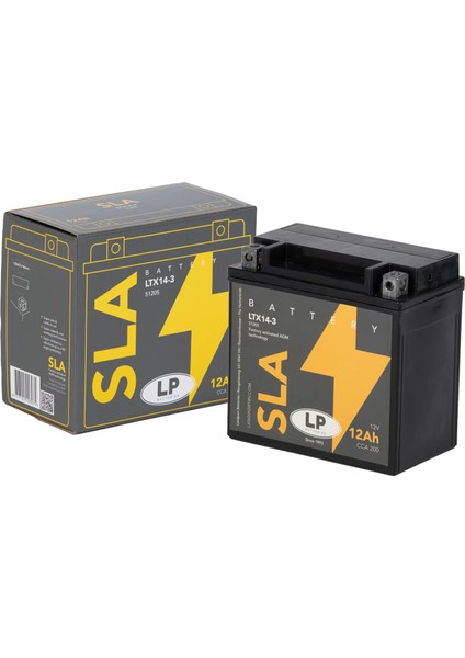 Sla Akü MB LTX14-3 12 A Kg: 4,1 L:150 W:87 H:146 Cca: 200 Harley D. Xr 1200 x 1200CC 2008-2012