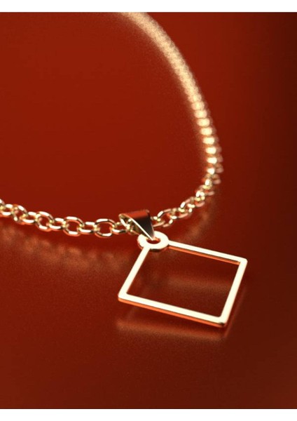 14 Ayar Altın Eşkenar Dörtgen Kolye Ucu 1 Gr, KC11014 Kodlu fırsatları