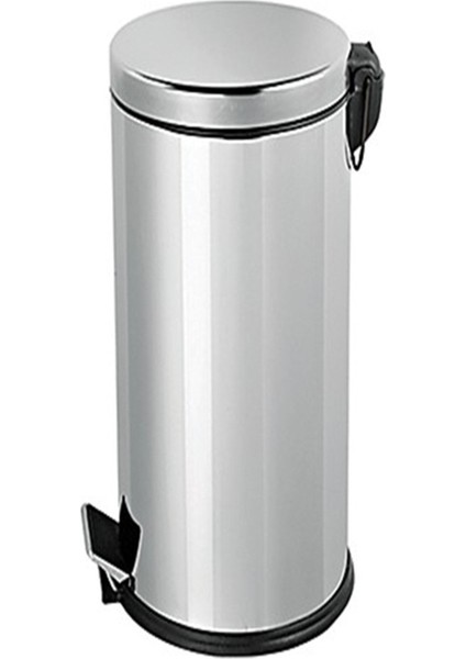 Paslanmaz Çelik Pedallı Krom Çöp Kovası 16 Lt, Mutfak, Balkon, Restoran, Banyo