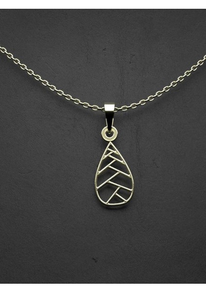 14 Ayar Altın Gözyaşı Damlası Kolye Ucu 1 Gr, KC10348 Kodlu