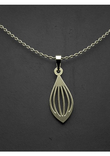 14 Ayar Altın Gözyaşı Damlası Kolye Ucu 1 Gr, KC11565 Kodlu