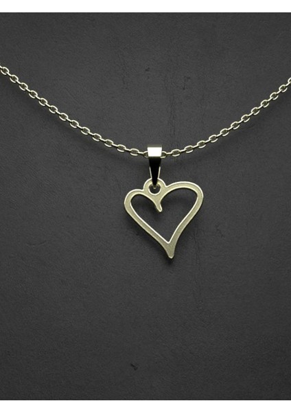 14 Ayar Altın Kalp Kolye Ucu 1 Gr, KC17409 Kodlu