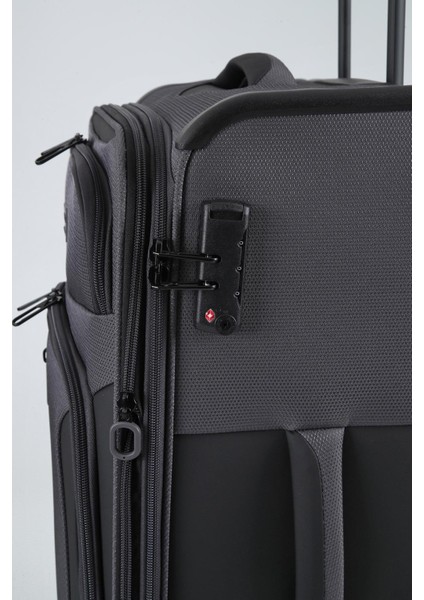 Unisex Ultra Hafif Ithal Kumaş Çok Gözlü Kapağı Körüklü Valiz 25GM23067W