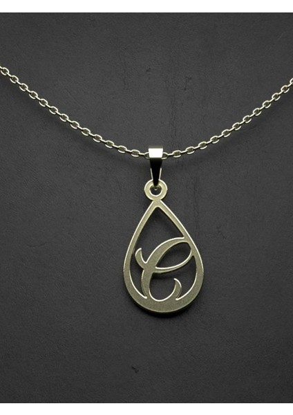 14 Ayar Altın E Harfi Kolye Ucu 1 Gr, KC11191 Kodlu