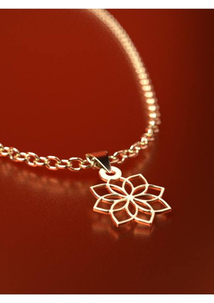 14 Ayar Altın Çiçek Kolye Ucu 1 Gr, KC10215 Kodlu fırsatları